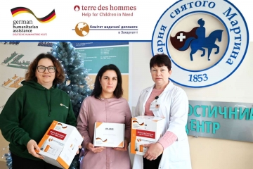 Helping little patients of St. Martin's Hospital in Mukachevo