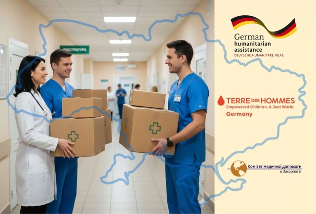 Партію необхідних медикаментів передали обласній нейрохірургії на Закарпатті