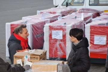 БО «КМДЗ» зустріла 98-й гуманітарний вантаж з Франції для України