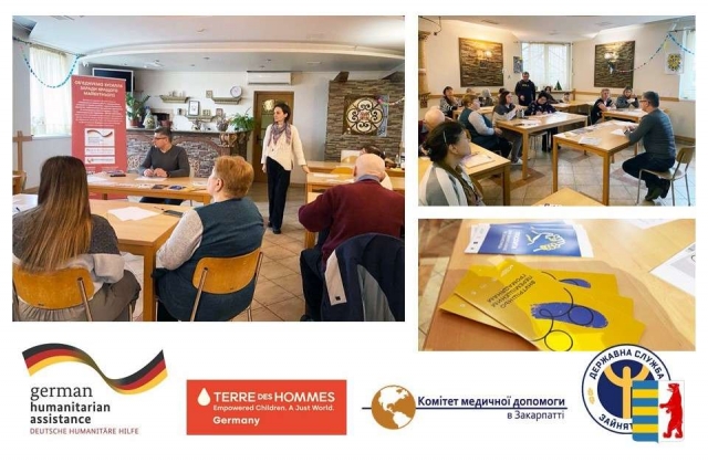 An information session on employment opportunities was held at the temporary accommodation facility "PrykhystOK" in Uzhhorod