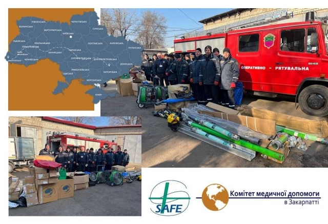 Help for Zaporizhzhia rescuers