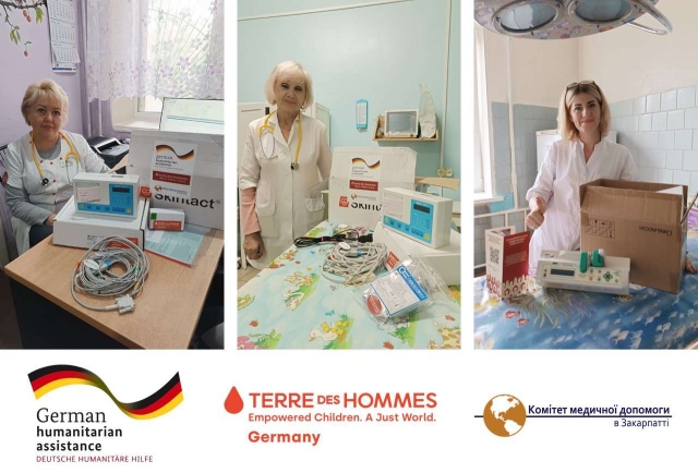 Children’s hospital in Dnipro receives medical equipment