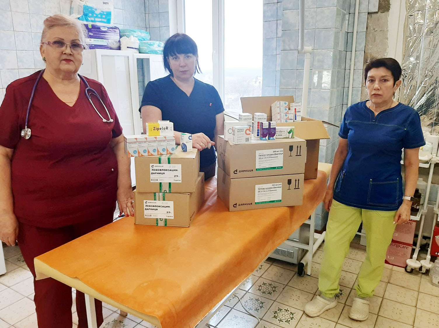 Help for the evacuated hospital from Vovchansk