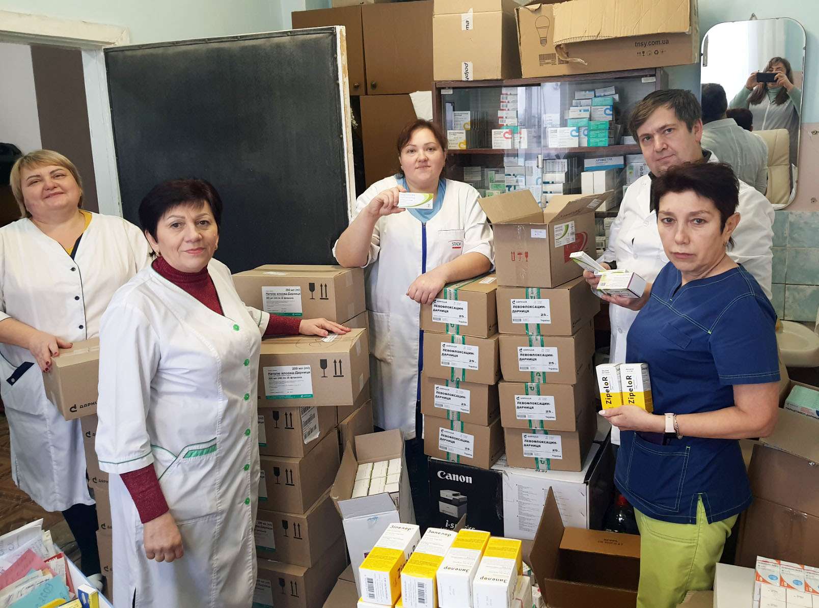 Help for the evacuated hospital from Vovchansk